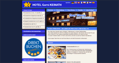 Desktop Screenshot of hotel-keinath.de